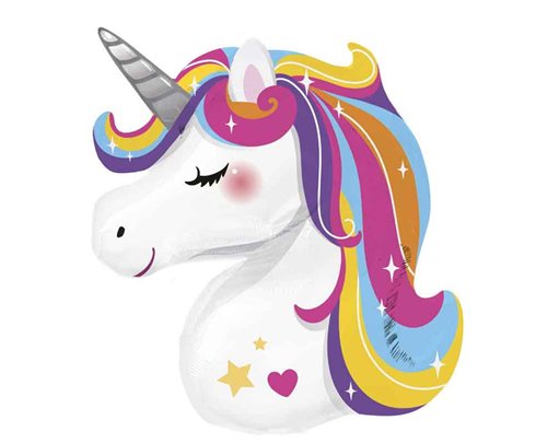 RAINBOW UNICORN S/SHAPE