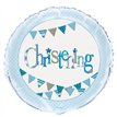 18IN CHRISTENING BLUE FOIL BALLOON
