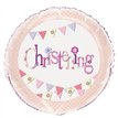 18IN CHRISTENING PINK FOIL BALLOON