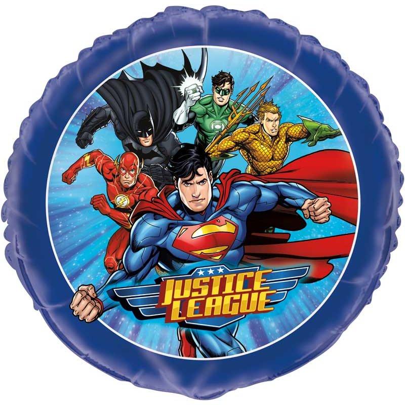 18in JUSTICE LEAGUE FOIL BALLOON
