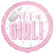 18in PINK IT'S A GIRL FOIL BALLOON