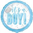 18in BLUE ITS A BOY ROUND FOIL BALLOON