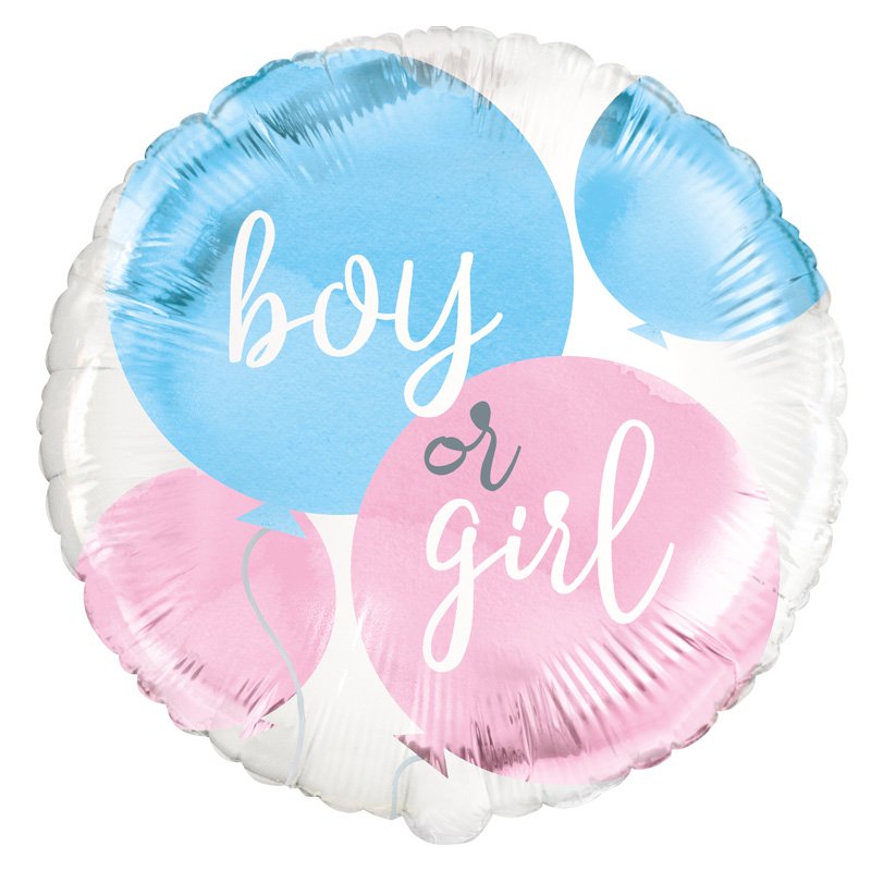 18in GENDER REVEAL FOIL BALLOON