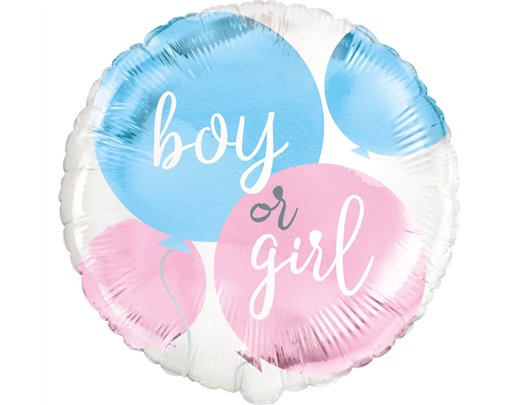 18in GENDER REVEAL FOIL BALLOON