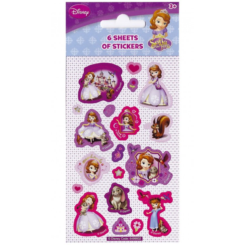 (6) SOFIA THE FIRST PARTY PACKS