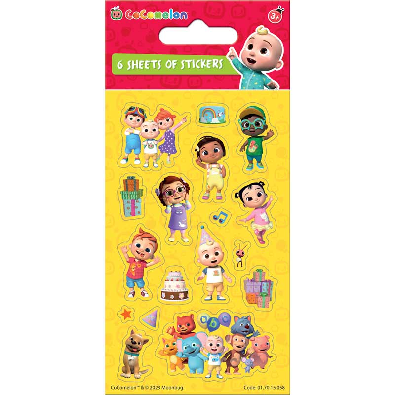 6PK COCOMELON PARTY PACKS