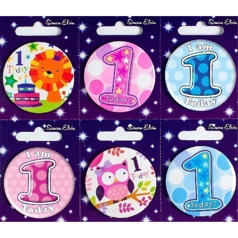 AGE 1 SMALL BADGES  6S