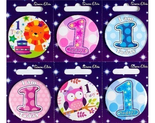 AGE 1 SMALL BADGES  6S