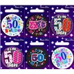 AGE 50 SMALL BADGES  6S