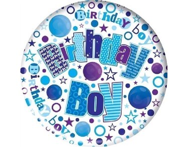 BIRTHDAY BOY JUMBO BADGE