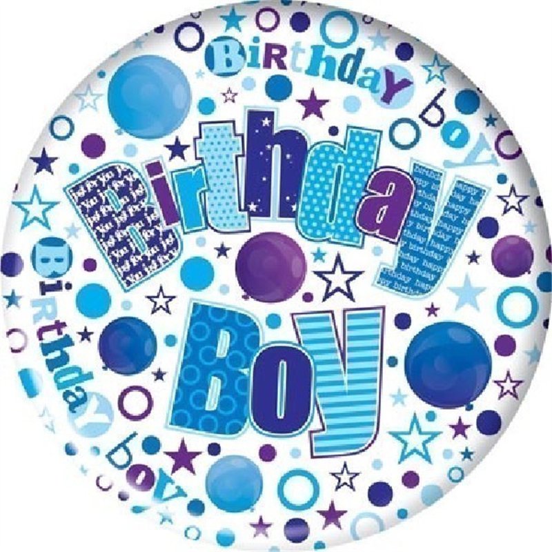 BIRTHDAY BOY JUMBO BADGE