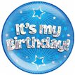 6IN ITS MY BIRTHDAY BLUE JUMBO BADGE