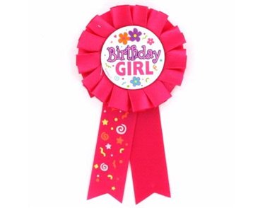 BIRTHDAY GIRL AWARD RIBBON
