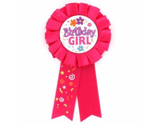 BIRTHDAY GIRL AWARD RIBBON