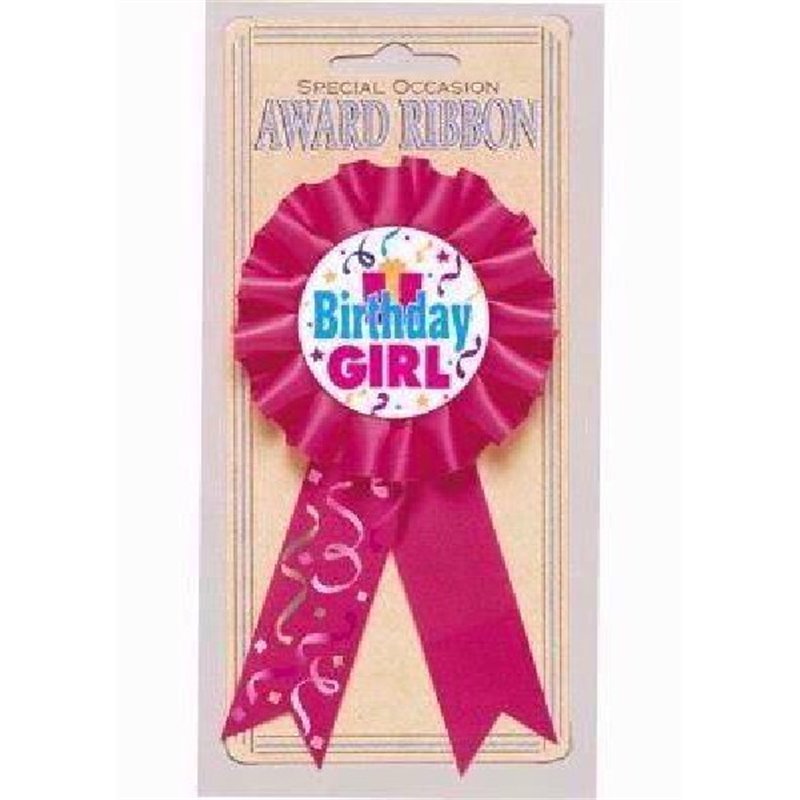 BIRTHDAY GIRL AWARD RIBBON
