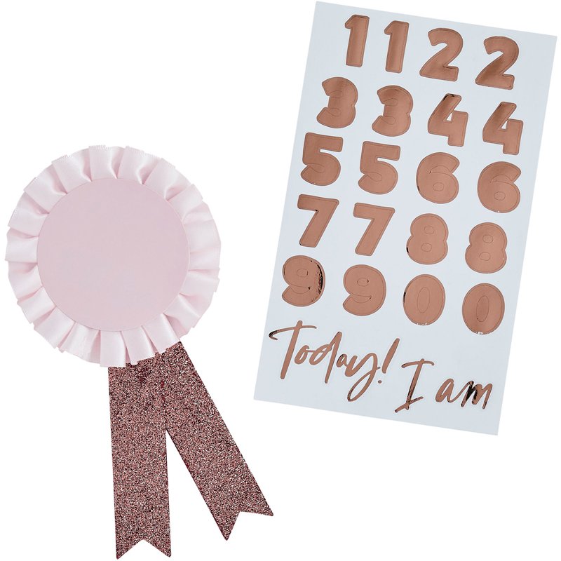 MILESTONE BIRTHDAY PERSONALISED BADGE