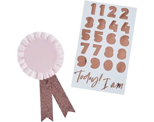 MILESTONE BIRTHDAY PERSONALISED BADGE