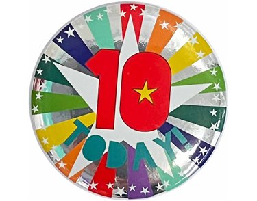 10 TODAY BIRTHDAY BADGE