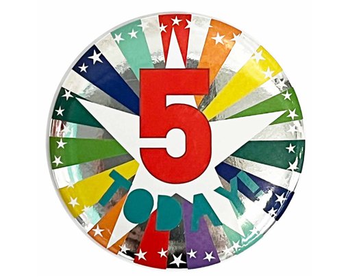 5 TODAY BIRTHDAY BADGE