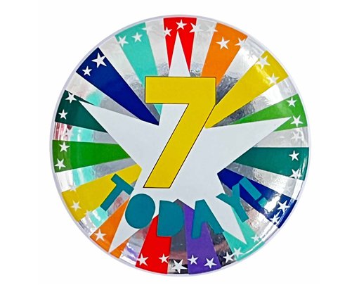 7 TODAY BIRTHDAY BADGE