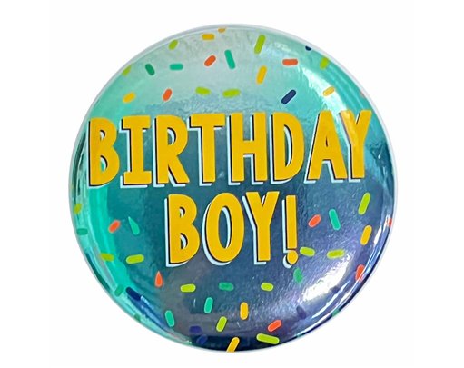 BIRTHDAY BOY BADGE CONFETTI