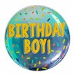 BIRTHDAY BOY BADGE CONFETTI