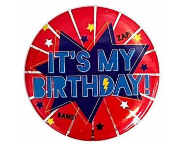 ITS MY BIRTHDAY HERO RED