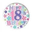 5.5cm AGE 18 FEMALE BADGE 6S