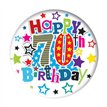 5.5cm AGE 70 UNISEX  BADGE 6S