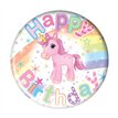 5.5cm HAPPY BIRTHDAY FEMALE  BADGE 6S
