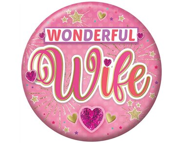 5.5cm WIFE BADGE 6S