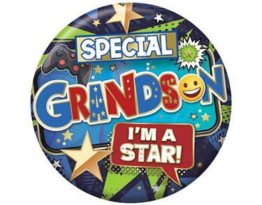 5.5cm GRANDSON BADGE 6S