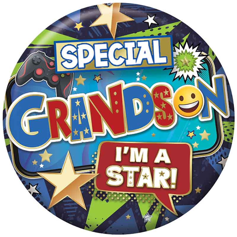 5.5cm GRANDSON BADGE 6S