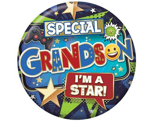 5.5cm GRANDSON BADGE 6S
