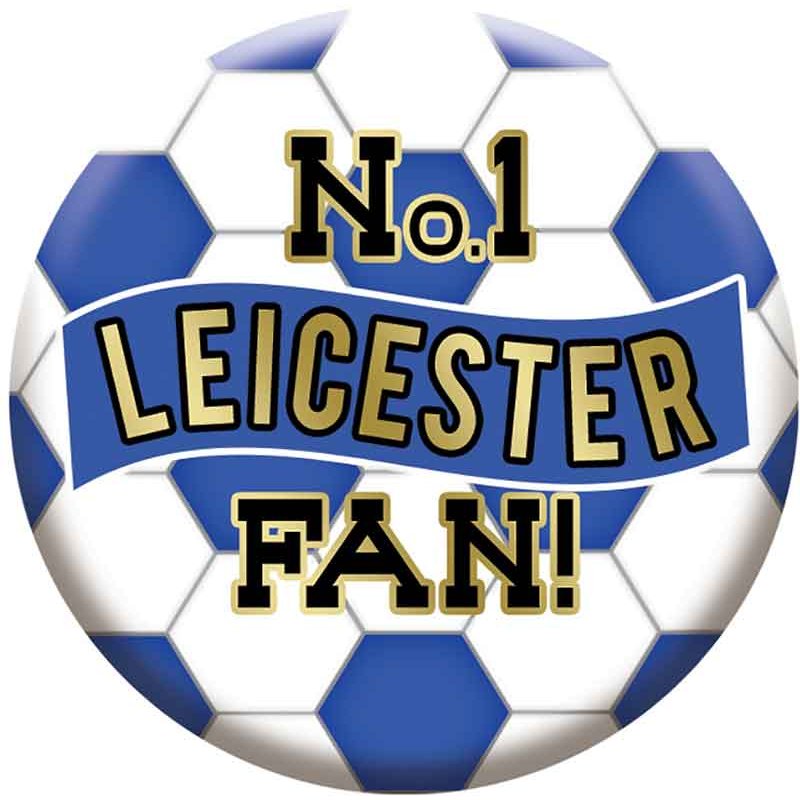 5.5cm LEICESTER FOOTBALL BADGE 6S