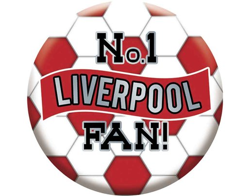 5.5cm LIVERPOOL FOOTBALL BADGE 6S