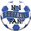 5.5cm BLUE AND WHITE FOOTBALL BADGE 6S
