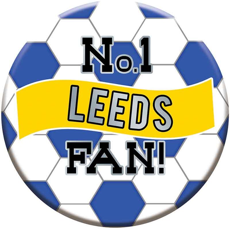 15cm LEEDS FOOTBALL BADGE