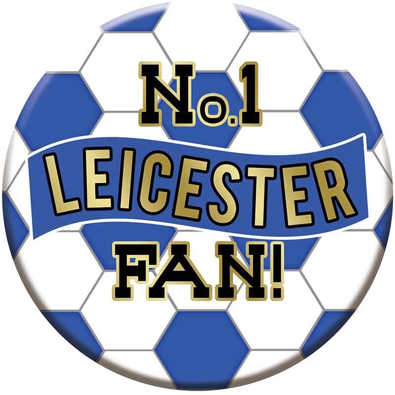 15cm LEICESTER FOOTBALL BADGE