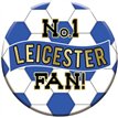 15cm LEICESTER FOOTBALL BADGE