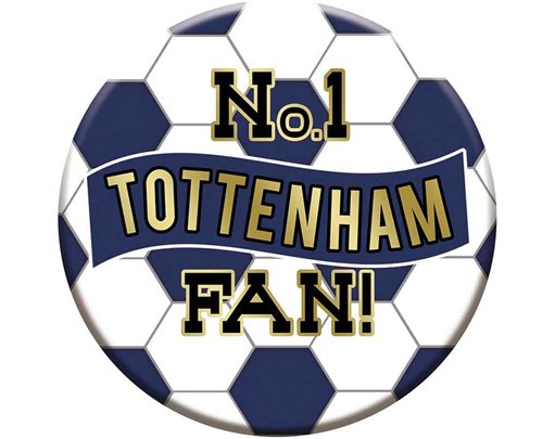 15cm TOTTENHAM FOOTBALL BADGE