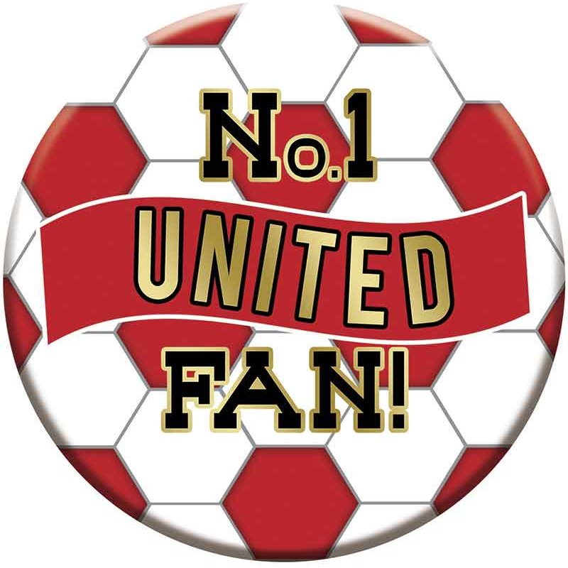 15cm UNITED FOOTBALL BADGE