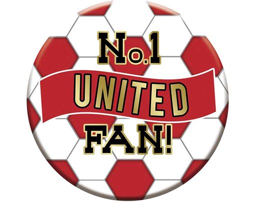 15cm UNITED FOOTBALL BADGE