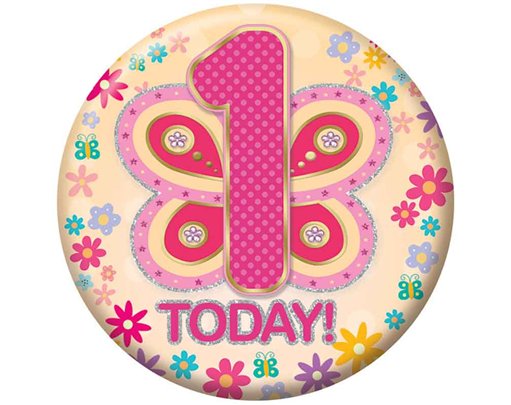 5.5cm AGE 1 FEMALE BADGE 6S