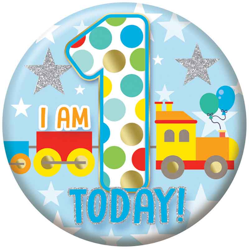 5.5cm AGE 1 MALE BADGE 6S