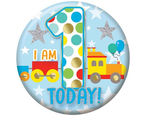 5.5cm AGE 1 MALE BADGE 6S