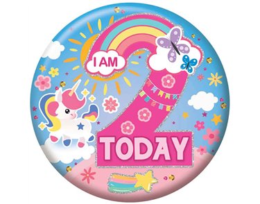 5.5cm AGE 2 FEMALE BADGE 6S