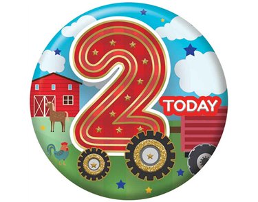 5.5cm AGE 2 MALE BADGE 6S