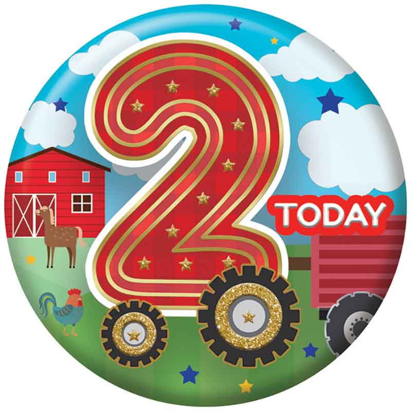 5.5cm AGE 2 MALE BADGE 6S