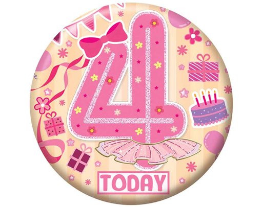 5.5cm AGE 4 FEMALE BADGE 6S